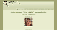 Desktop Screenshot of english-tutor-brisbane.com