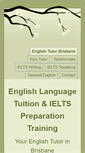 Mobile Screenshot of english-tutor-brisbane.com